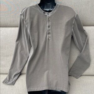 HUGO BOSS Long Sleeve Henley Shirt